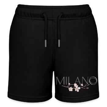 MILANO – Blossom Chic - Kids Organic Sweat Shorts by Stanley/Stella - black - Front