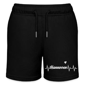 Battement de cœur Hanovre - Short de jogging enfant bio Stanley/Stella - noir - Devant