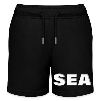 Mer - Short de jogging enfant bio Stanley/Stella - noir - Devant