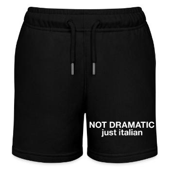Pas dramatique, juste italien - Short de jogging enfant bio Stanley/Stella - noir - Devant