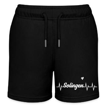 Heartbeat Solingen - Kinder Organic Joggingshorts Mini Bolter von Stanley/Stella - Schwarz - Vorne