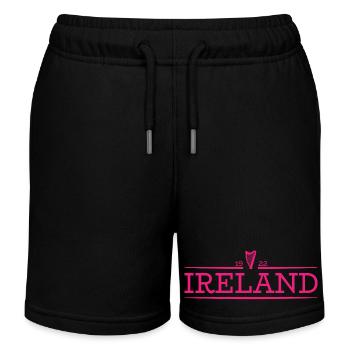 Irlande - Irlande - Irlandais - Irlandais - Harpe - Short de jogging enfant bio Stanley/Stella - noir - Devant