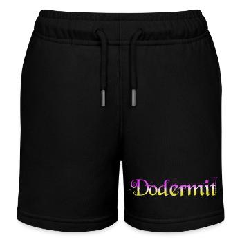 Dodermit Gradient Splatter - Kids Organic Sweat Shorts by Stanley/Stella - black - Front