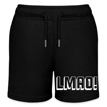 swear_LMAO_white_ - Short de jogging enfant bio Stanley/Stella - noir - Devant