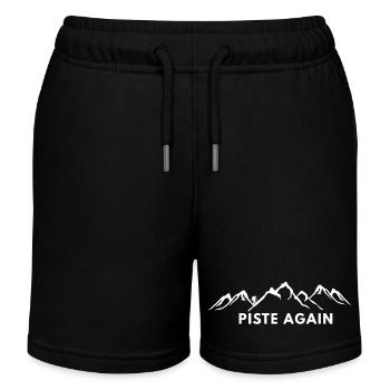 WIEDER PIE. SKI. SKI-WINDESPORT - Kinder Organic Joggingshorts Mini Bolter von Stanley/Stella - Schwarz - Vorne