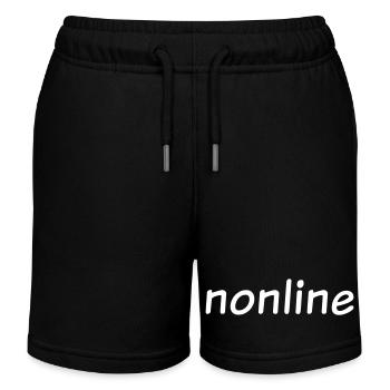 nonline - Kids Organic Sweat Shorts by Stanley/Stella - black - Front