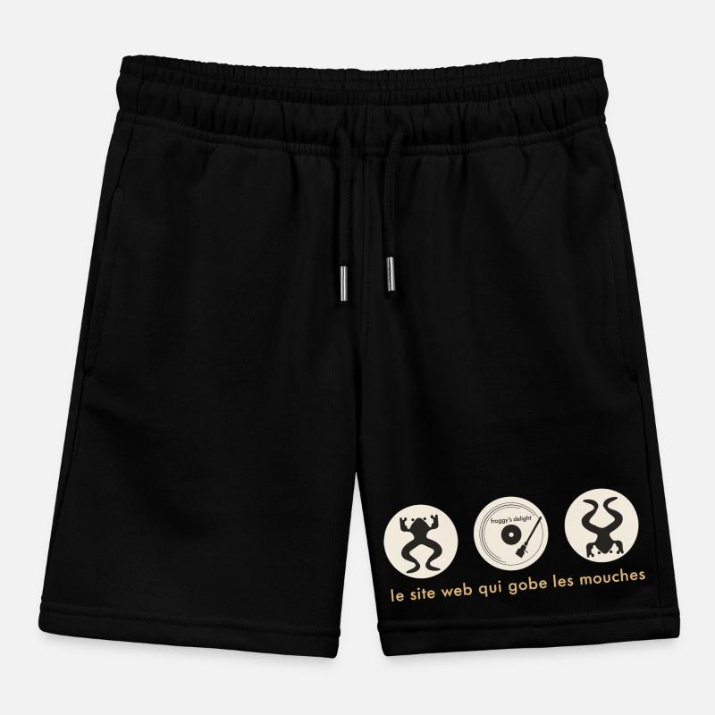 Frog DJ Circle Abzeichen Kinder Organic Joggingshorts Mini Bolter von Stanley/Stella