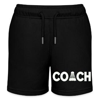 Federball Coach - Kinder Organic Joggingshorts Mini Bolter von Stanley/Stella - Schwarz - Vorne