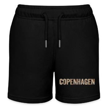 Copenhague - Short de jogging enfant bio Stanley/Stella - noir - Devant