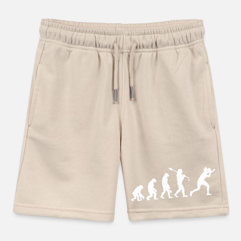 Évolution du design du ping-pong de tennis de table Man Short de jogging enfant bio Stanley/Stella