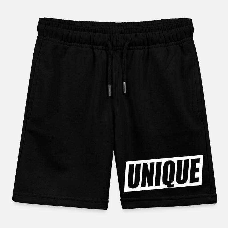 unique, unique, unique valeur de soi unique Short de jogging enfant bio Stanley/Stella