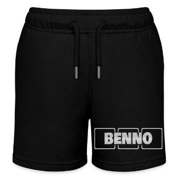 Geschenkidee Benno - Kinder Organic Joggingshorts Mini Bolter von Stanley/Stella - Schwarz - Vorne