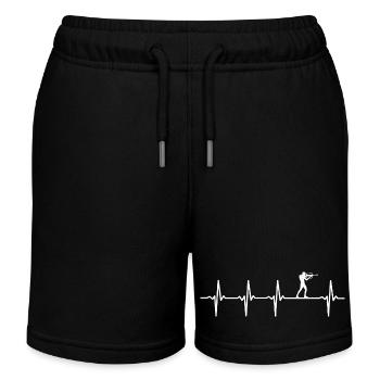 biathlon heartbeat biathlete - Short de jogging enfant bio Stanley/Stella - noir - Devant