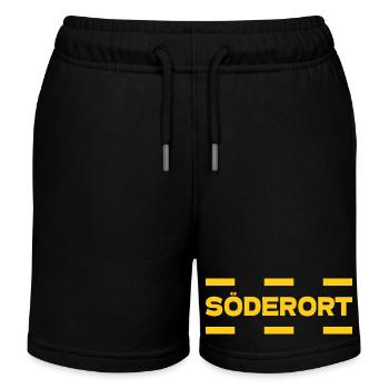 Söderort - Stockholm - Kinder Organic Joggingshorts Mini Bolter von Stanley/Stella - Schwarz - Vorne