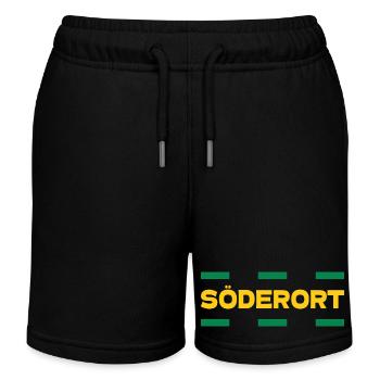 Söderort - Stockholm - Kinder Organic Joggingshorts Mini Bolter von Stanley/Stella - Schwarz - Vorne