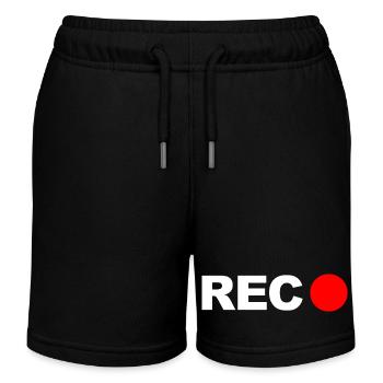 REC - Kinder Organic Joggingshorts Mini Bolter von Stanley/Stella - Schwarz - Vorne