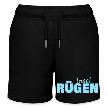 INSEL RÜGEN - Kinder Organic Joggingshorts Mini Bolter von Stanley/Stella - Schwarz - Vorne