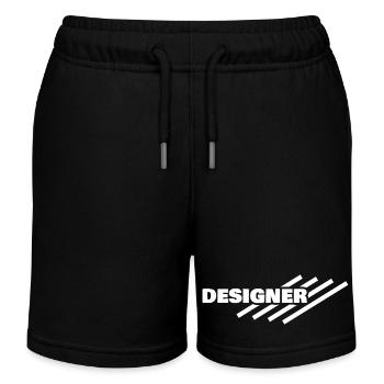 Cadeau pour le créateur - Short de jogging enfant bio Stanley/Stella - noir - Devant
