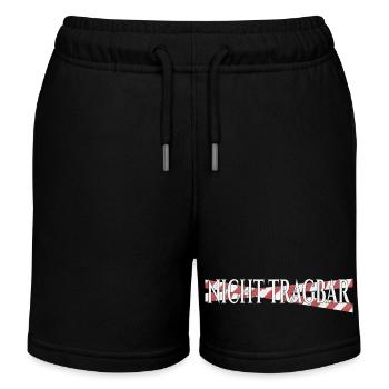 Nicht tragbar – schwarzer Humor Statement Design - Kinder Organic Joggingshorts Mini Bolter von Stanley/Stella - Schwarz - Vorne