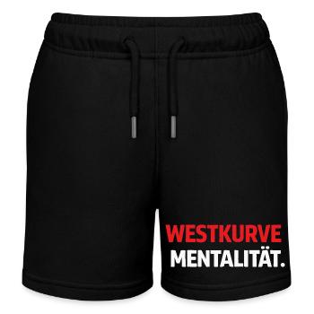 T-shirt West Curve Mentality - Short de jogging enfant bio Stanley/Stella - noir - Devant