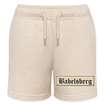 BABELSBERG - Kinder Organic Joggingshorts Mini Bolter von Stanley/Stella - Natur - Vorne