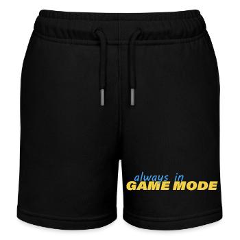 ALWAYS IN GAME MODE - Kinder Organic Joggingshorts Mini Bolter von Stanley/Stella - Schwarz - Vorne