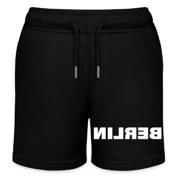 Berlin - Short de jogging enfant bio Stanley/Stella - noir - Devant