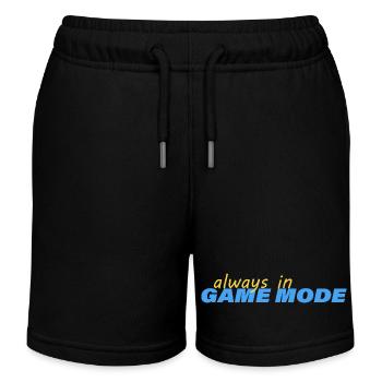 ALWAYS IN GAME MODE - Kinder Organic Joggingshorts Mini Bolter von Stanley/Stella - Schwarz - Vorne