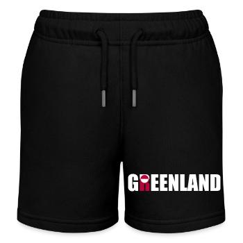 Groenland - Danemark - Danemark - Dänemark - Short de jogging enfant bio Stanley/Stella - noir - Devant