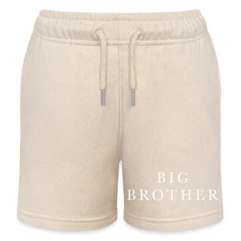 Big Brother Lettres White Big Brother - Short de jogging enfant bio Stanley/Stella - écru doux - Devant