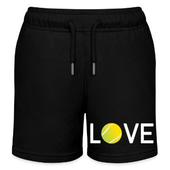 Tennis Lover - Kids Organic Sweat Shorts by Stanley/Stella - black - Front
