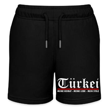 Turkey - Kids Organic Sweat Shorts by Stanley/Stella - black - Front