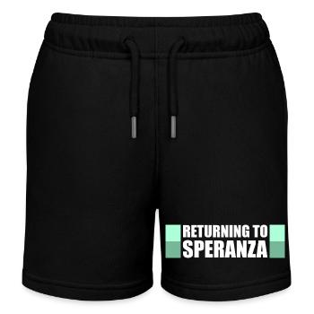 Back to Speranza Funny Gaming Loot - Kinder Organic Joggingshorts Mini Bolter von Stanley/Stella - Schwarz - Vorne