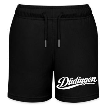 Düdingen Freiburg - Kinder Organic Joggingshorts Mini Bolter von Stanley/Stella - Schwarz - Vorne