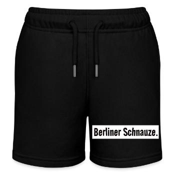 Berlin Snout Shirt Simple Capital - Kids Organic Sweat Shorts by Stanley/Stella - black - Front