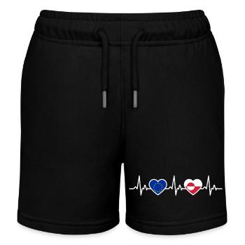 Greenland - Kids Organic Sweat Shorts by Stanley/Stella - black - Front