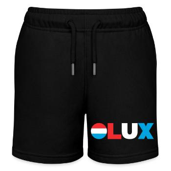 Luxemburg - Kinder Organic Joggingshorts Mini Bolter von Stanley/Stella - Schwarz - Vorne