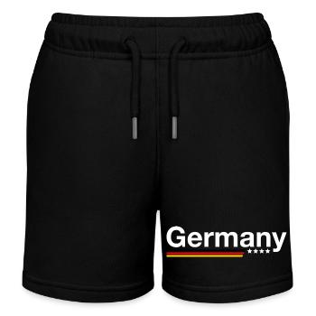 Germany - Kids Organic Sweat Shorts by Stanley/Stella - black - Front