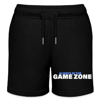 GAME ZONE - Kinder Organic Joggingshorts Mini Bolter von Stanley/Stella - Schwarz - Vorne