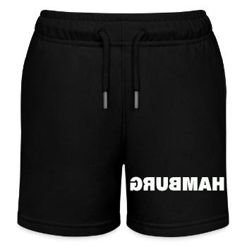 Hambourg - Short de jogging enfant bio Stanley/Stella - noir - Devant