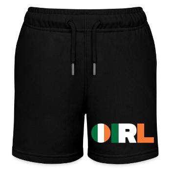 Irlande - Short de jogging enfant bio Stanley/Stella - noir - Devant