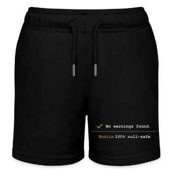 Nerd Kotlin Hoodie & Shirt, Coding Fan Tasse - Kinder Organic Joggingshorts Mini Bolter von Stanley/Stella - Schwarz - Vorne
