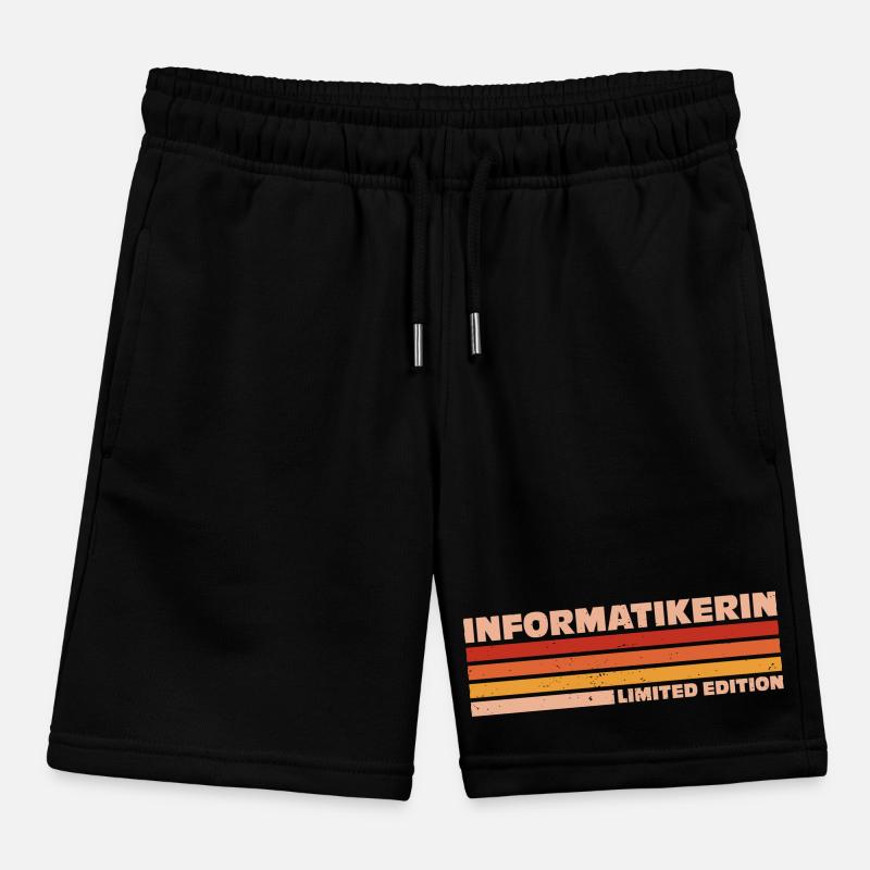 Computer Scientist Computer Scientist Programmer Kids Organic Sweat Shorts by Stanley/Stella