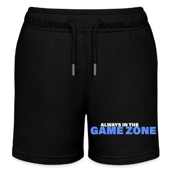 GAME ZONE - Kinder Organic Joggingshorts Mini Bolter von Stanley/Stella - Schwarz - Vorne