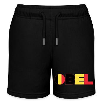 Belgium - Kids Organic Sweat Shorts by Stanley/Stella - black - Front
