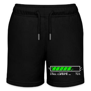 Noch lädend – Patience Gamer - BLC - Kinder Organic Joggingshorts Mini Bolter von Stanley/Stella - Schwarz - Vorne