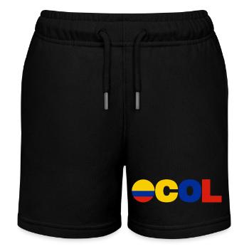 Kolumbien - Kinder Organic Joggingshorts Mini Bolter von Stanley/Stella - Schwarz - Vorne
