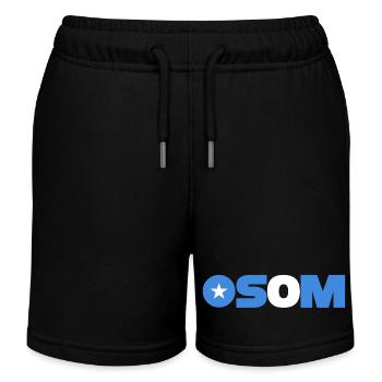 Somalia - Kinder Organic Joggingshorts Mini Bolter von Stanley/Stella - Schwarz - Vorne