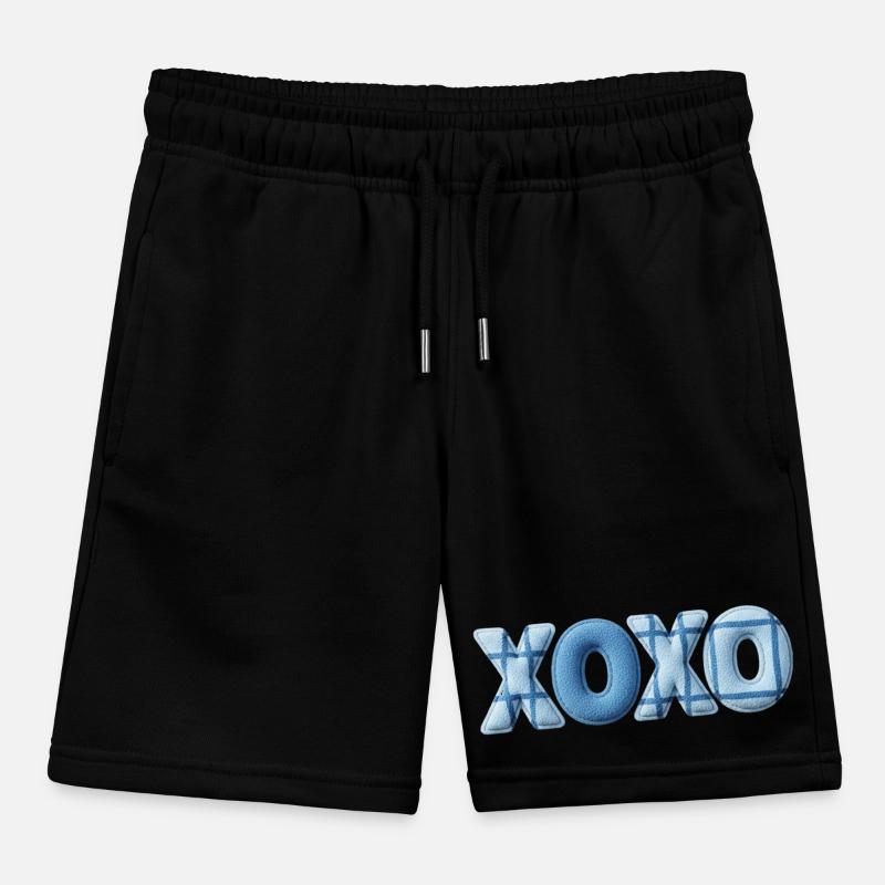 XOXO Patchwork Look mit Stoff Optik Kinder Organic Joggingshorts Mini Bolter von Stanley/Stella