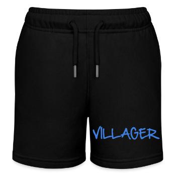 VILLAGER - Kinder Organic Joggingshorts Mini Bolter von Stanley/Stella - Schwarz - Vorne